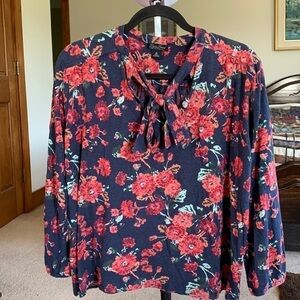 LUCKY Brand Knit Blouse Size XL EUC